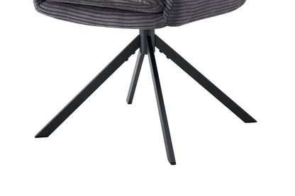 SALE - Stoel 'Luna' Draaibaar tot 0 Corduroy Fabb Hyper 16 Grijs (2/doos) - foto 10