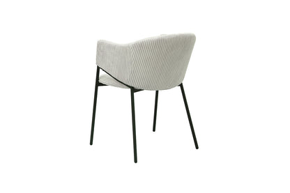 SALE - Stoel 'Hugo' Corduroy Lichtgrijs (2/doos) - foto 7