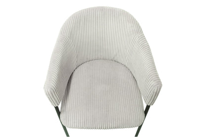 SALE - Stoel 'Hugo' Corduroy Lichtgrijs (2/doos) - foto 9