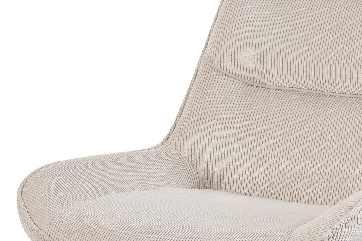 SALE - Stoel 'Amelie' Corduroy Zand (2/doos) - foto 8