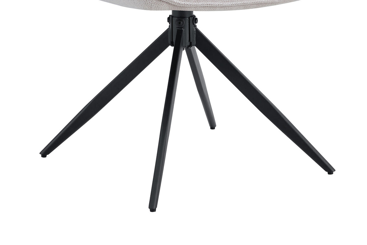 Stoel 'Mahi' Draaibaar tot 0 Stof Ote Share 101 Beige (2/doos) - foto 10