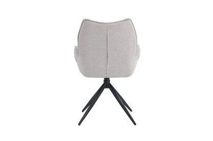 Stoel 'Mahi' Draaibaar tot 0 Stof Ote Share 101 Beige (2/doos) - foto 8