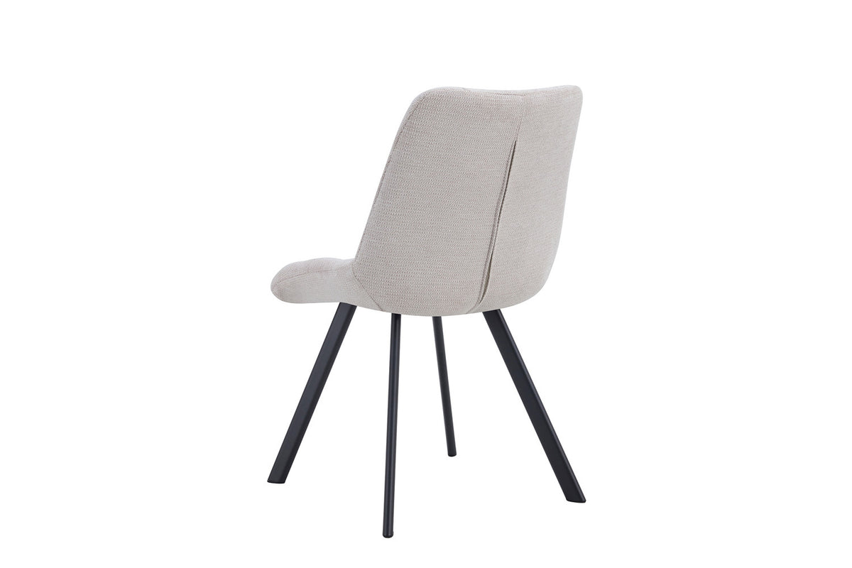 Stoel 'Lizzy' Stof Ote Share 101 Beige (2/doos) - foto 8