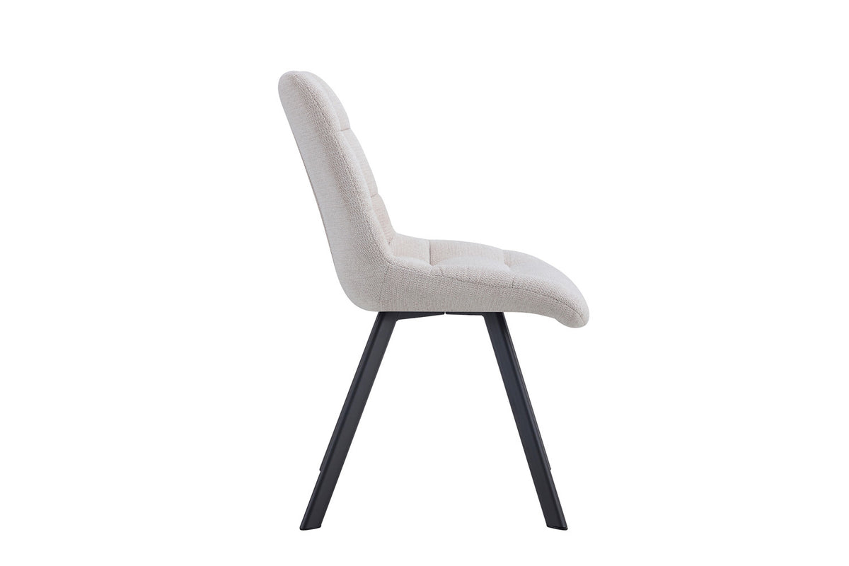 Stoel 'Lizzy' Stof Ote Share 101 Beige (2/doos) - foto 9