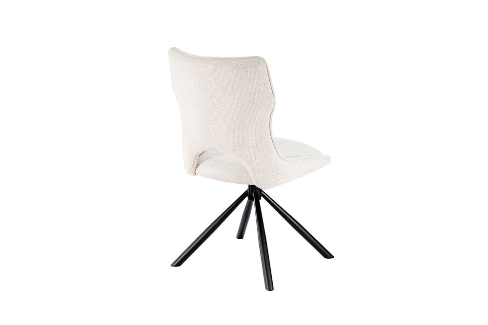 NEW - Stoel 'Mori' Draaibaar tot 0 Stof Ote Share 101 Beige (2/doos) - foto 7