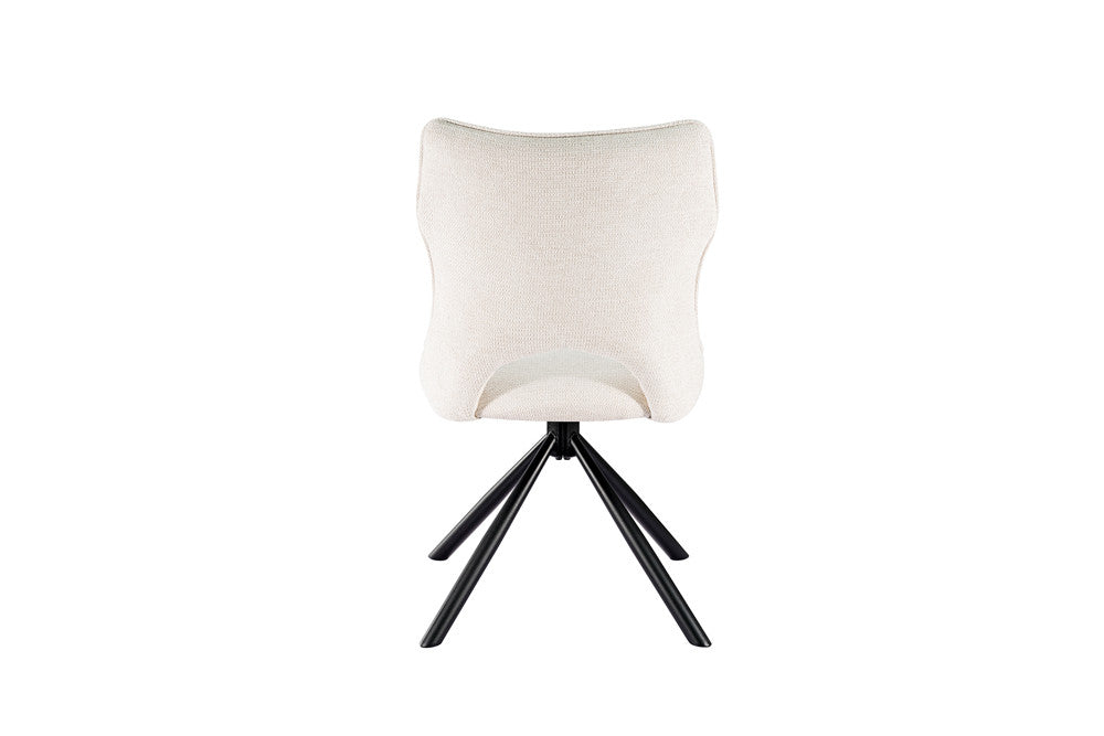 NEW - Stoel 'Mori' Draaibaar tot 0 Stof Ote Share 101 Beige (2/doos) - foto 8
