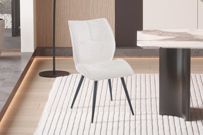 NEW - Stoel 'Faye' Stof Davis Perfect Harmony 02 Ecru (2/doos) - foto 2