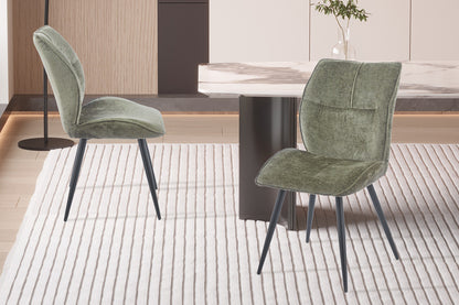 NEW - Stoel 'Faye' Stof Davis Perfect Harmony 39 Groen (2/doos)
