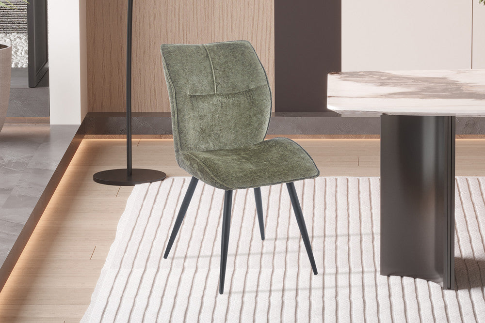 NEW - Stoel 'Faye' Stof Davis Perfect Harmony 39 Groen (2/doos) - foto 2