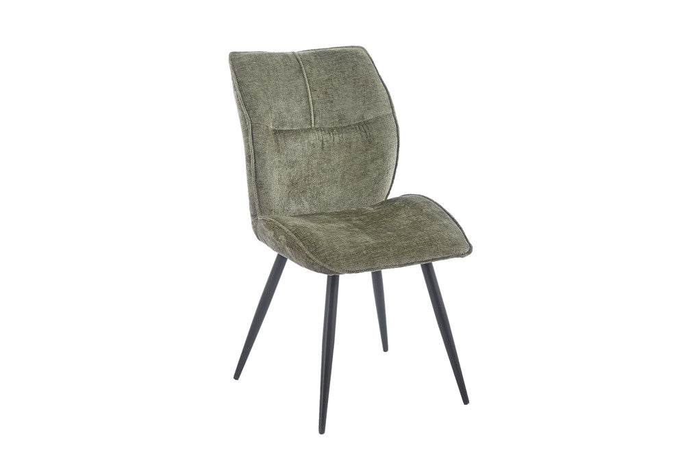 NEW - Stoel 'Faye' Stof Davis Perfect Harmony 39 Groen (2/doos) - foto 5