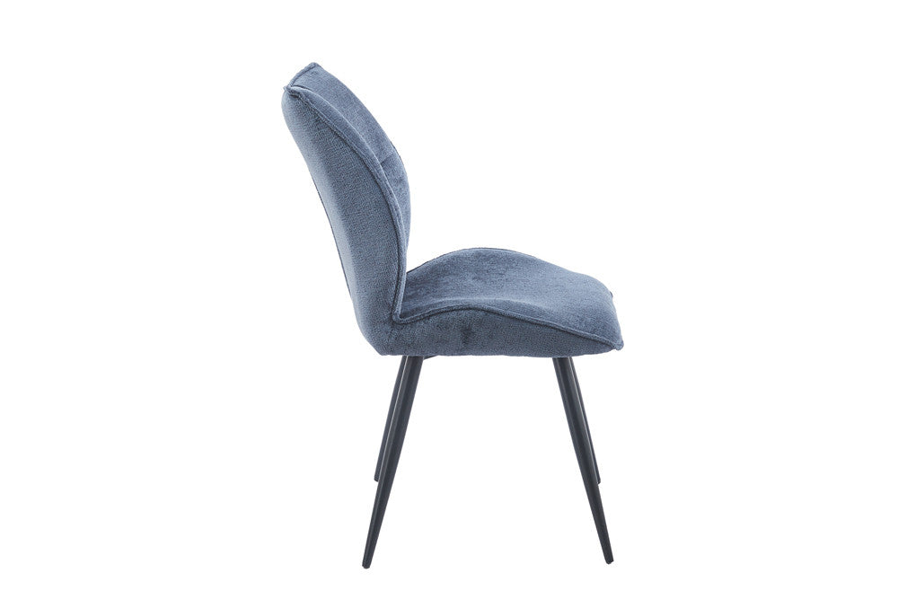 NEW - Stoel 'Faye' Stof Davis Perfect Harmony 77 Blauw (2/doos) - foto 7