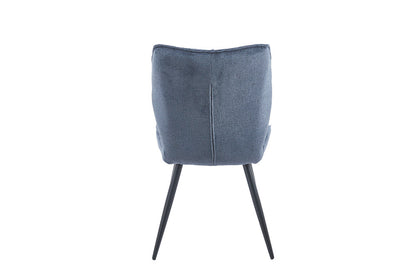 NEW - Stoel 'Faye' Stof Davis Perfect Harmony 77 Blauw (2/doos) - foto 8