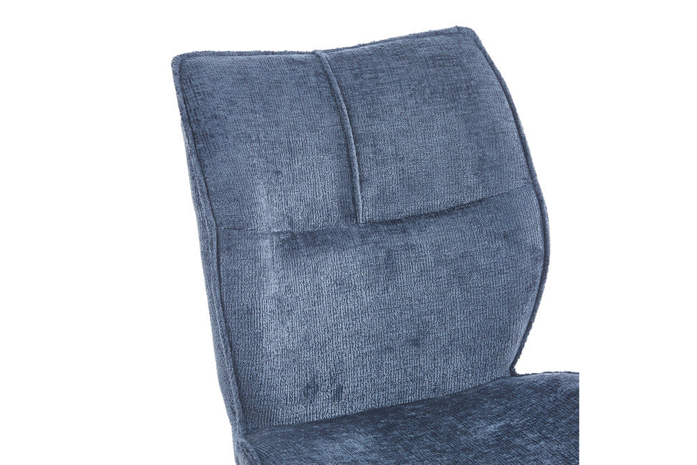 NEW - Stoel 'Faye' Stof Davis Perfect Harmony 77 Blauw (2/doos) - foto 9