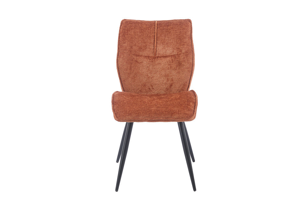 NEW - Stoel 'Faye' Stof Davis Perfect Harmony 52 Roest (2/doos) - foto 6
