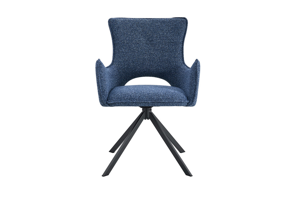 NEW - Stoel 'Billy' Draaibaar tot 0 Stof Ote Harper 312 Blauw (2/doos) - foto 4