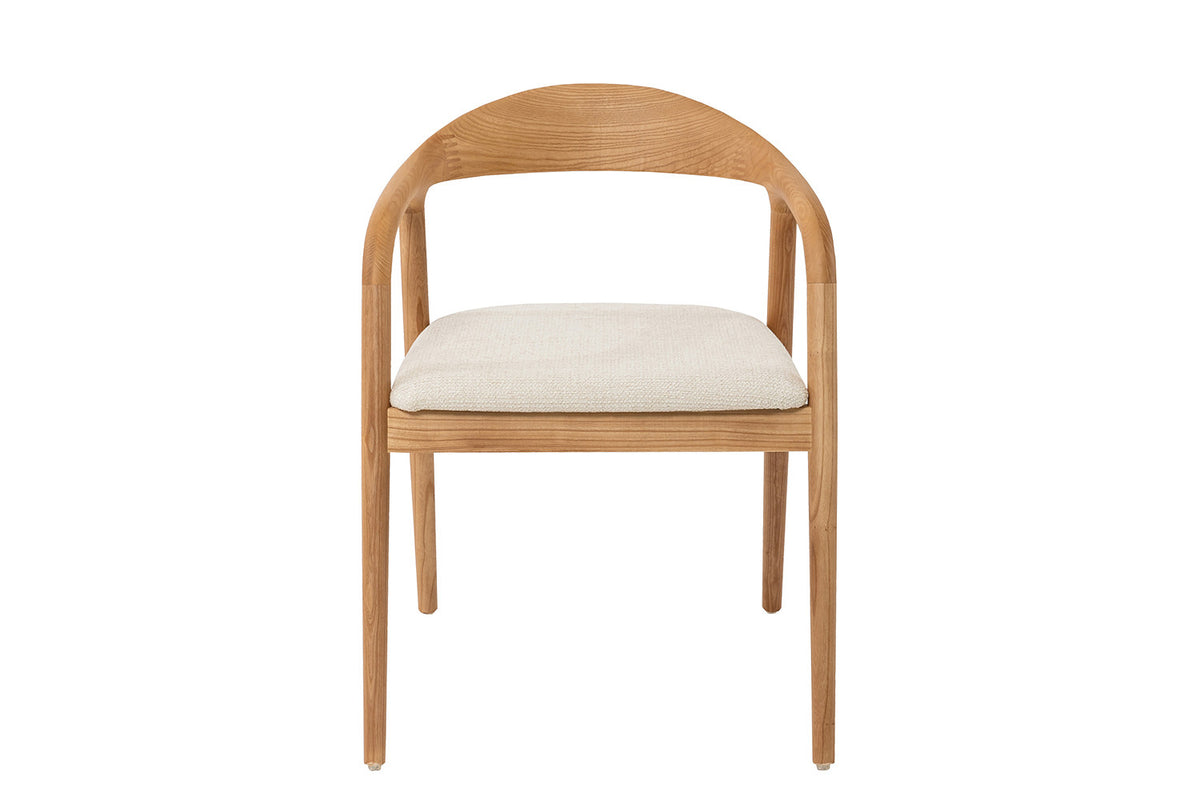 NEW - Stoel 'Claire' Essenhout Naturel Ote Milan 103 Beige Gemonteerd (2/doos) - foto 4