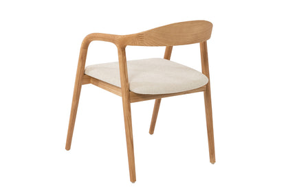 NEW - Stoel 'Claire' Essenhout Naturel Ote Milan 103 Beige Gemonteerd (2/doos) - foto 7