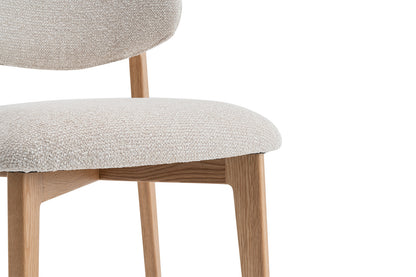 NEW - Stoel 'Carmen' Naturel Eik Ote Milan 103 Beige Gemonteerd (2/doos) - foto 12