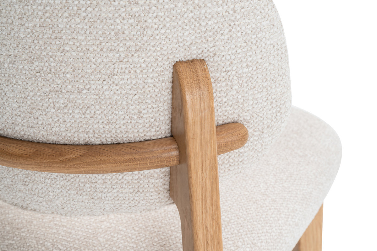 NEW - Stoel 'Carmen' Naturel Eik Ote Milan 103 Beige Gemonteerd (2/doos) - foto 15
