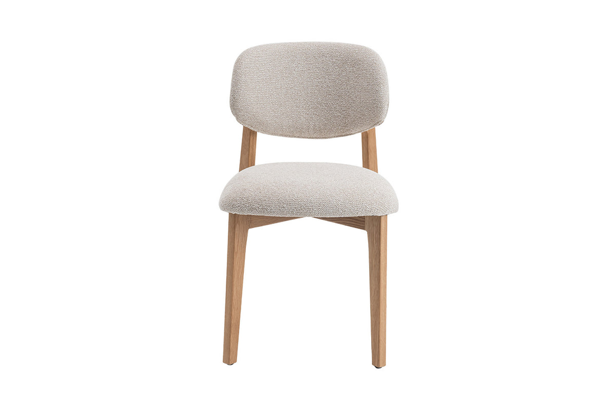 NEW - Stoel 'Carmen' Naturel Eik Ote Milan 103 Beige Gemonteerd (2/doos) - foto 4