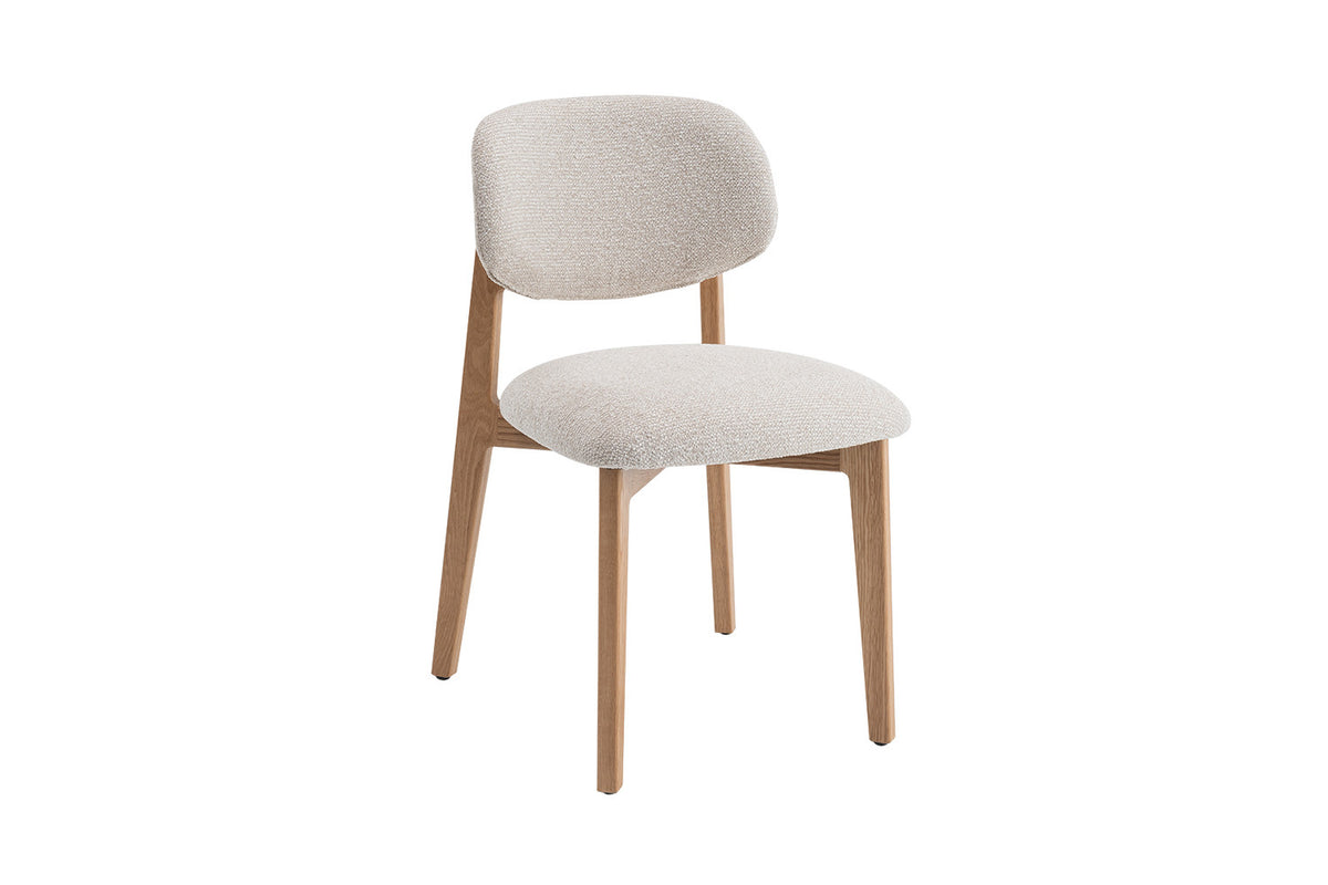 NEW - Stoel 'Carmen' Naturel Eik Ote Milan 103 Beige Gemonteerd (2/doos) - foto 5