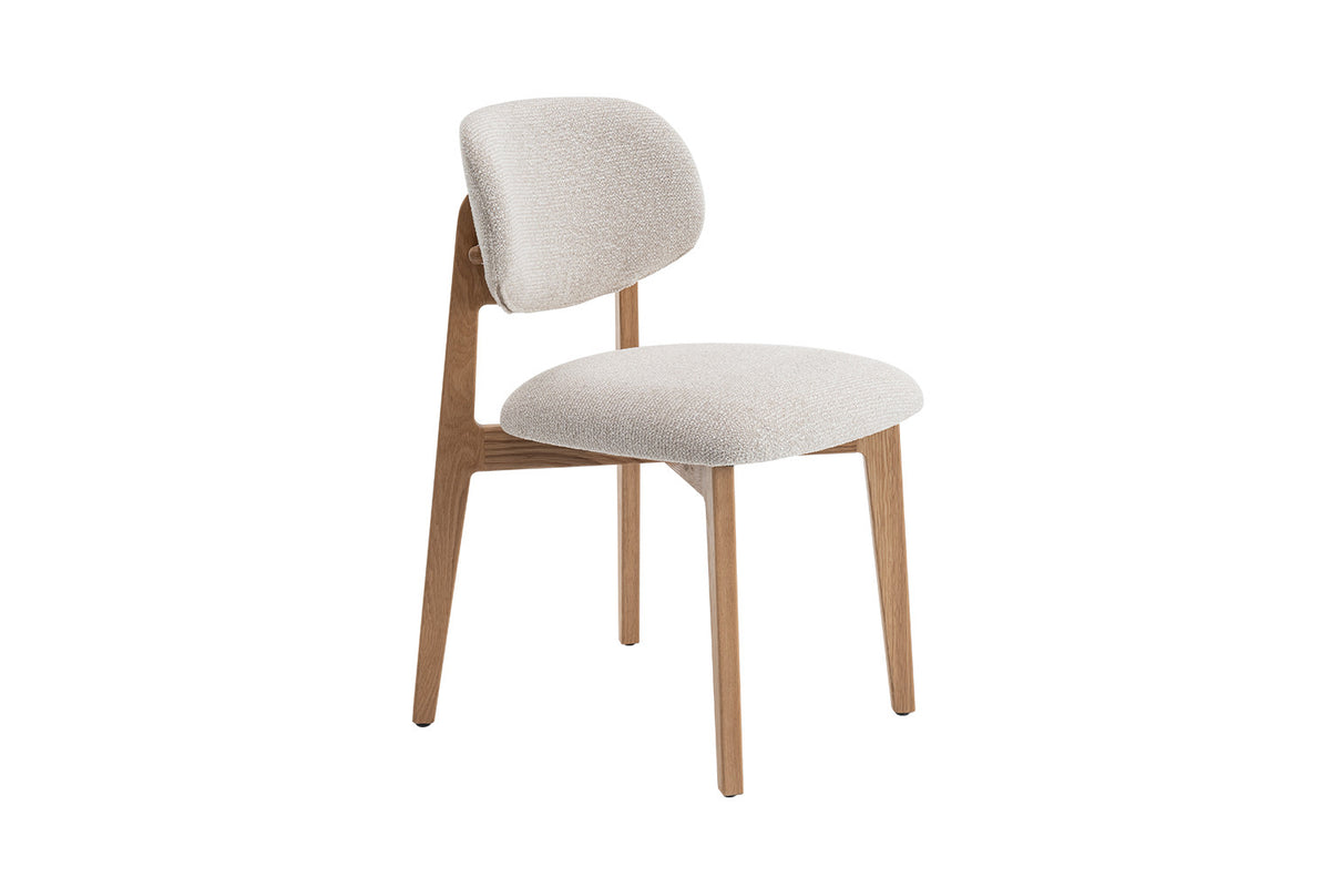 NEW - Stoel 'Carmen' Naturel Eik Ote Milan 103 Beige Gemonteerd (2/doos) - foto 6