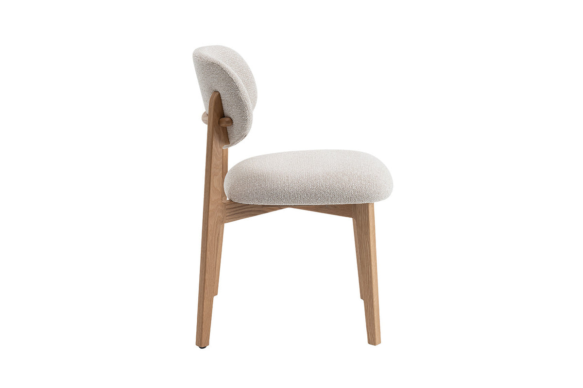 NEW - Stoel 'Carmen' Naturel Eik Ote Milan 103 Beige Gemonteerd (2/doos) - foto 7