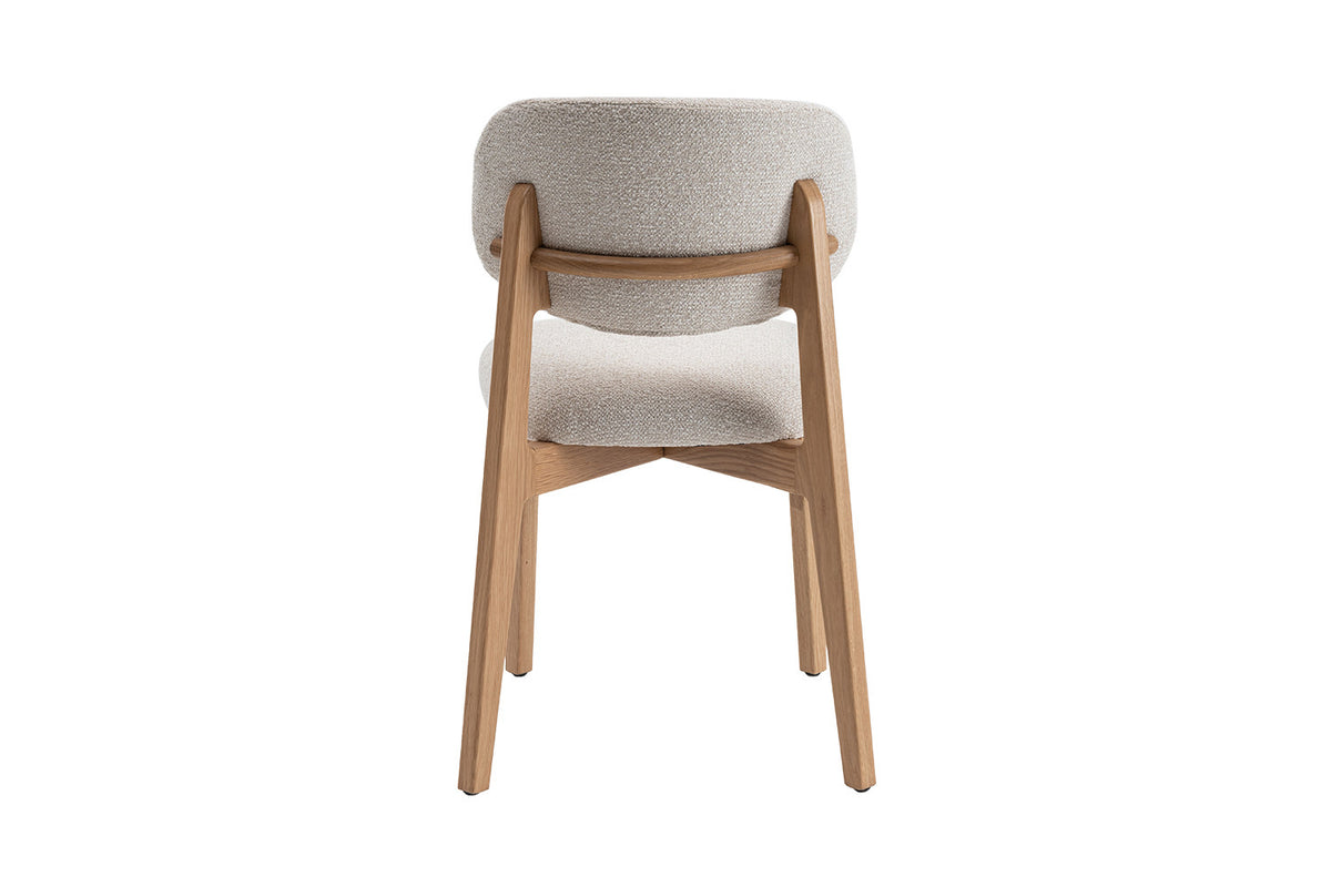 NEW - Stoel 'Carmen' Naturel Eik Ote Milan 103 Beige Gemonteerd (2/doos) - foto 9