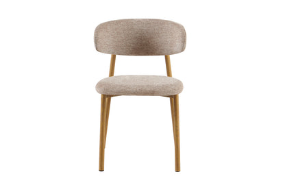 NEW - Stoel 'Coco' Naturel - Stof Fabb Raven 30 Zand (2/doos) - foto 5