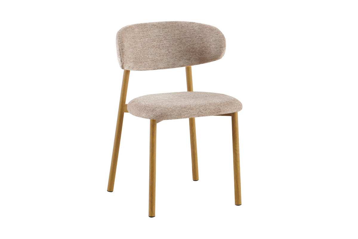 NEW - Stoel 'Coco' Naturel - Stof Fabb Raven 30 Zand (2/doos) - foto 6