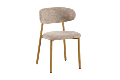 NEW - Stoel 'Coco' Naturel - Stof Fabb Raven 30 Zand (2/doos) - foto 6