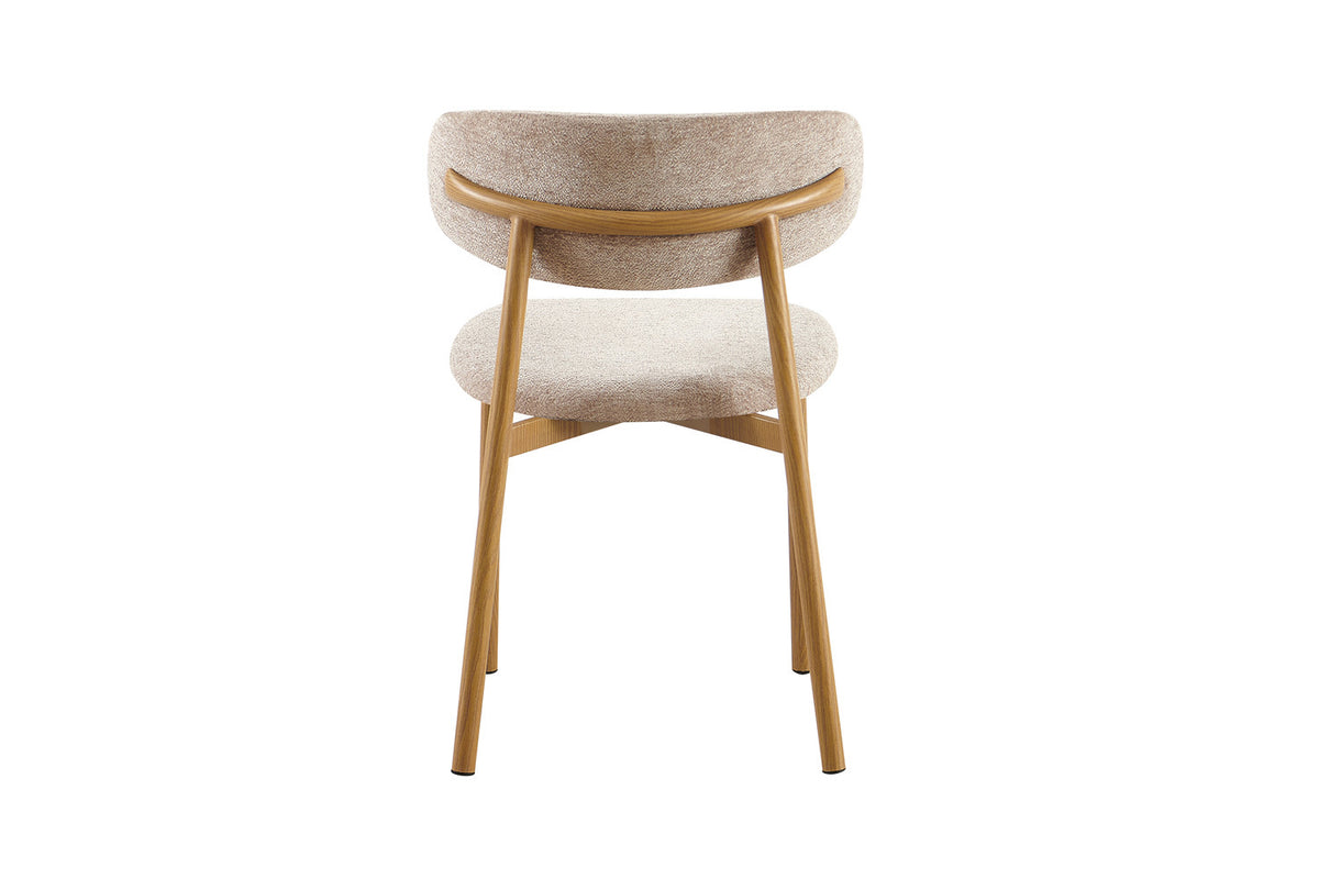 NEW - Stoel 'Coco' Naturel - Stof Fabb Raven 30 Zand (2/doos) - foto 8