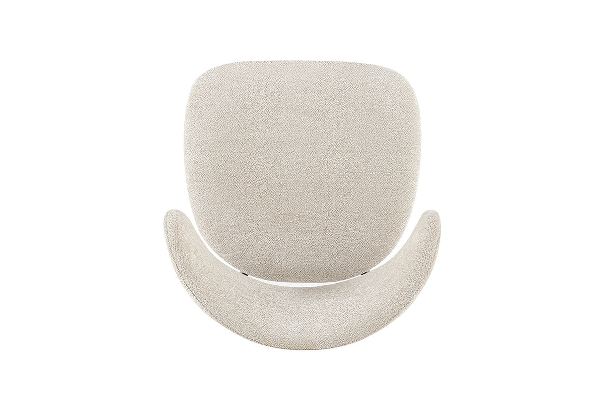 NEW - Stoel 'Coco' Walnoot - Stof Fabb Raven 24 Beige (2/doos) - foto 9