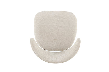 NEW - Stoel 'Coco' Walnoot - Stof Fabb Raven 24 Beige (2/doos) - foto 9