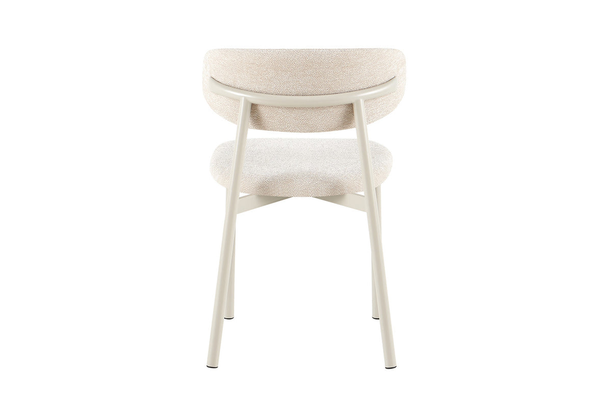 NEW - Stoel 'Coco' Grijs - Stof Fabb Raven 24 Beige (2/doos) - foto 7