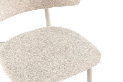 NEW - Stoel 'Coco' Grijs - Stof Fabb Raven 24 Beige (2/doos) - foto 8