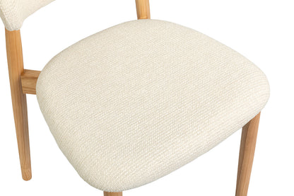 NEW - Stoel 'Clara' Essenhout Naturel Ote Milan 103 Beige Gemonteerd (2/doos) - foto 11