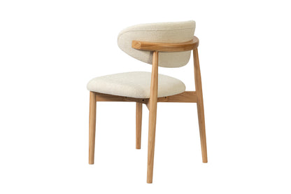 NEW - Stoel 'Clara' Essenhout Naturel Ote Milan 103 Beige Gemonteerd (2/doos) - foto 7