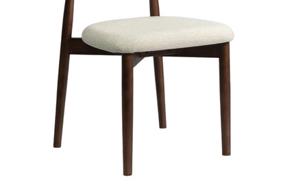 NEW - Stoel 'Clara' Essenhout Walnoot Ote Milan 103 Beige Gemonteerd (2/doos) - foto 11
