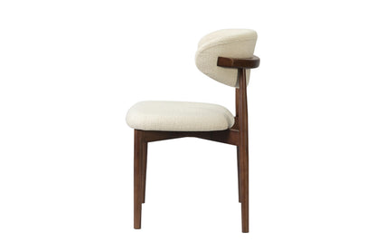 NEW - Stoel 'Clara' Essenhout Walnoot Ote Milan 103 Beige Gemonteerd (2/doos) - foto 6