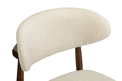 NEW - Stoel 'Clara' Essenhout Walnoot Ote Milan 103 Beige Gemonteerd (2/doos) - foto 8