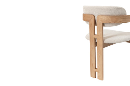 NEW - Stoel 'Camille' Essenhout Naturel Ote Milan 103 Beige Gemonteerd (2/doos) - foto 13