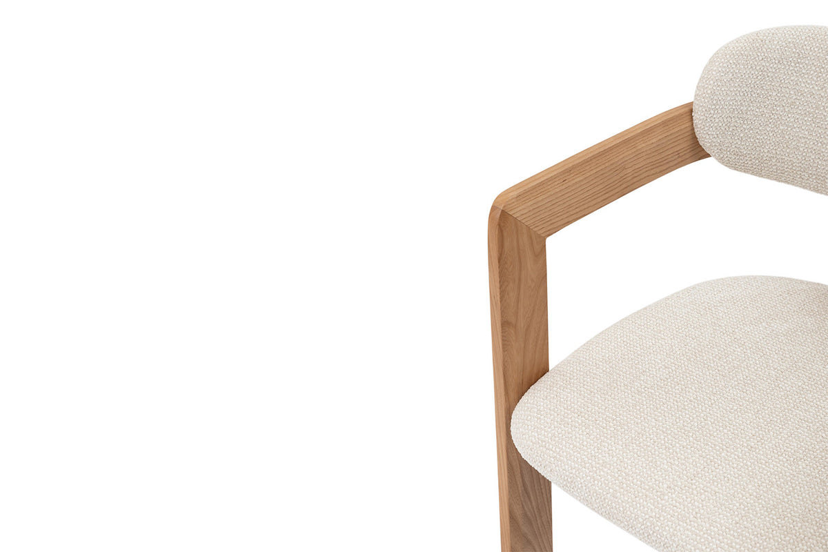 NEW - Stoel 'Camille' Essenhout Naturel Ote Milan 103 Beige Gemonteerd (2/doos) - foto 20