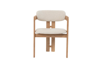 NEW - Stoel 'Camille' Essenhout Naturel Ote Milan 103 Beige Gemonteerd (2/doos) - foto 5