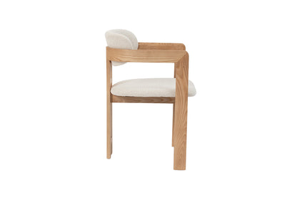 NEW - Stoel 'Camille' Essenhout Naturel Ote Milan 103 Beige Gemonteerd (2/doos) - foto 7