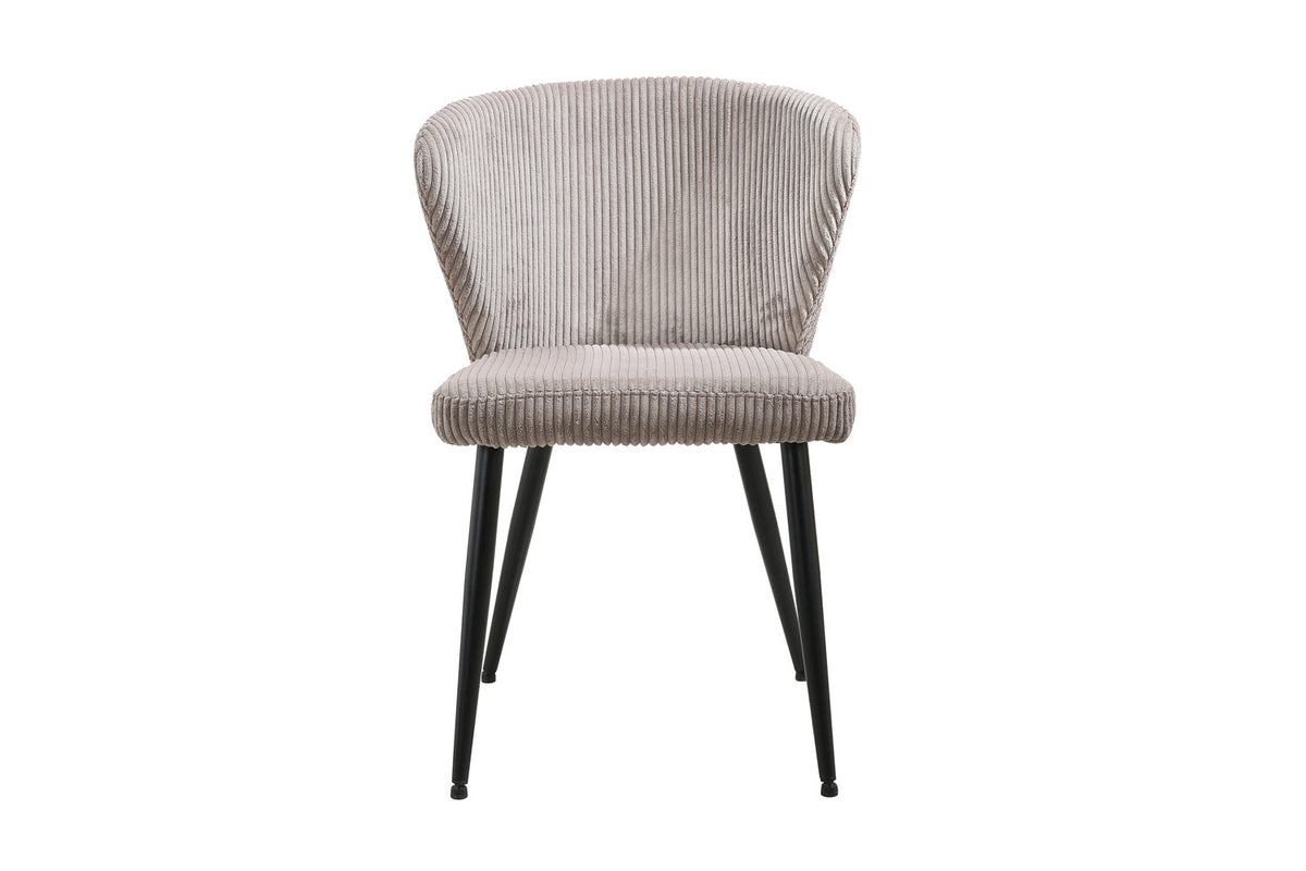 SALE - Stoel 'Tornado' Corduroy Fabb Hyper 38 Zand (2/doos) - foto 4