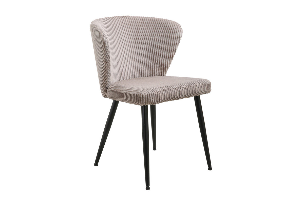 SALE - Stoel 'Tornado' Corduroy Fabb Hyper 38 Zand (2/doos) - foto 5