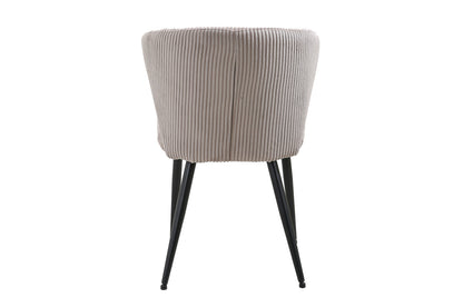 SALE - Stoel 'Tornado' Corduroy Fabb Hyper 38 Zand (2/doos) - foto 7