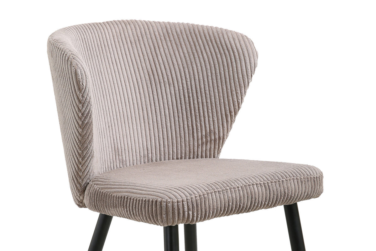 SALE - Stoel 'Tornado' Corduroy Fabb Hyper 38 Zand (2/doos) - foto 8