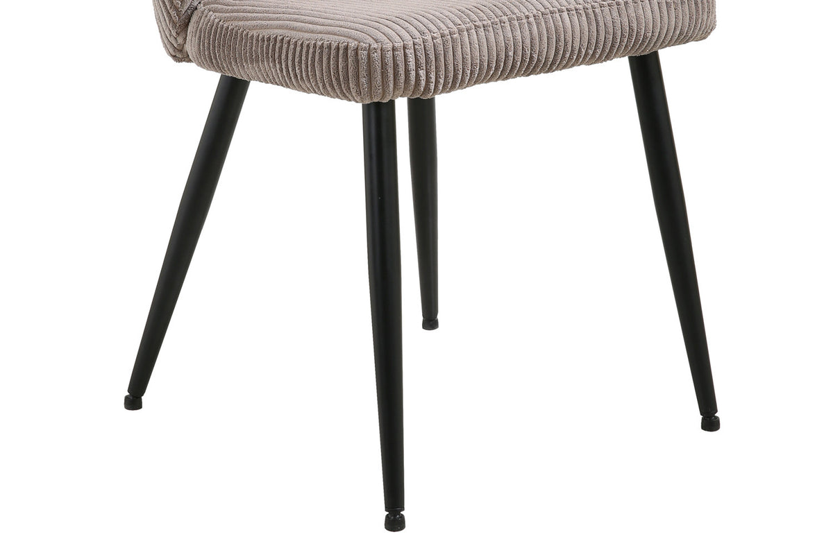 SALE - Stoel 'Tornado' Corduroy Fabb Hyper 38 Zand (2/doos) - foto 9
